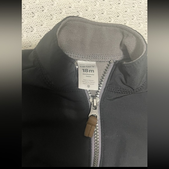 Carters zip up fleece toddler jacket - Picture 3 of 4